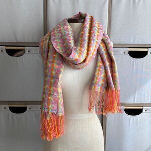 Waiki 100% wool colorful scarf